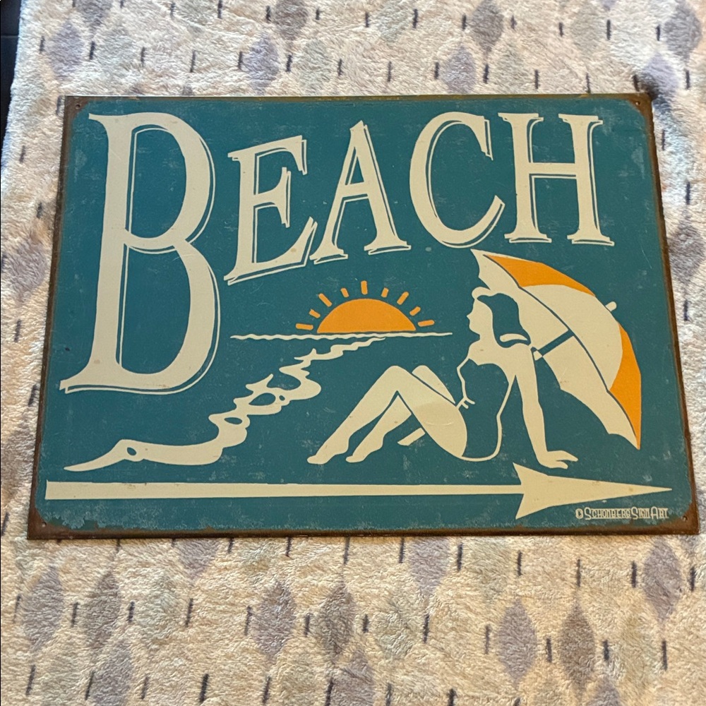 Vintage Look Beach Wall Art Decor